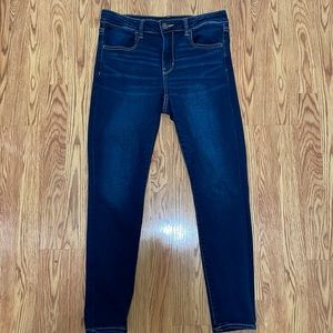 American Eagle Dark Denim Stretch Jeggings Size 12
